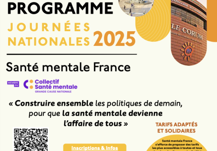 Image article : PROGRAMME COMPLET : Journées Nationales Santé mentale France - 12 & 13 Juin 2025 Montpellier
