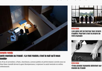 Image article : [DOSSIER LIBÉRATION] 5 articles sur la santé mentale au travail